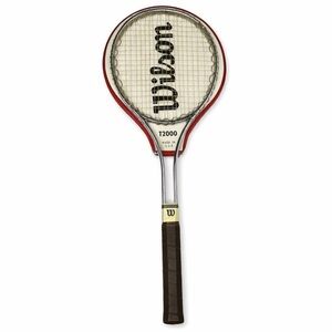 Wilson T2000 Vintage Steel Racket Jimmy Connors 8 Grand Slams Made in USA 4 5/8